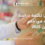 تكلفة دراسة الصيدلة في مصر