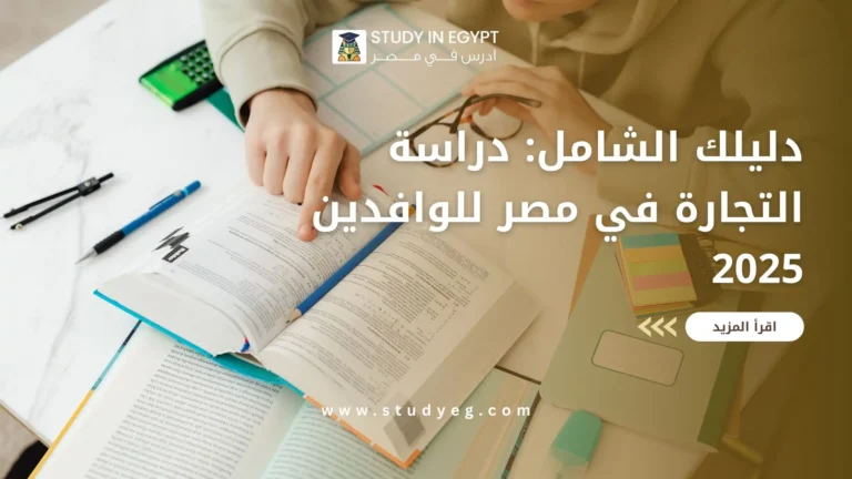 دراسة التجارة في مصر