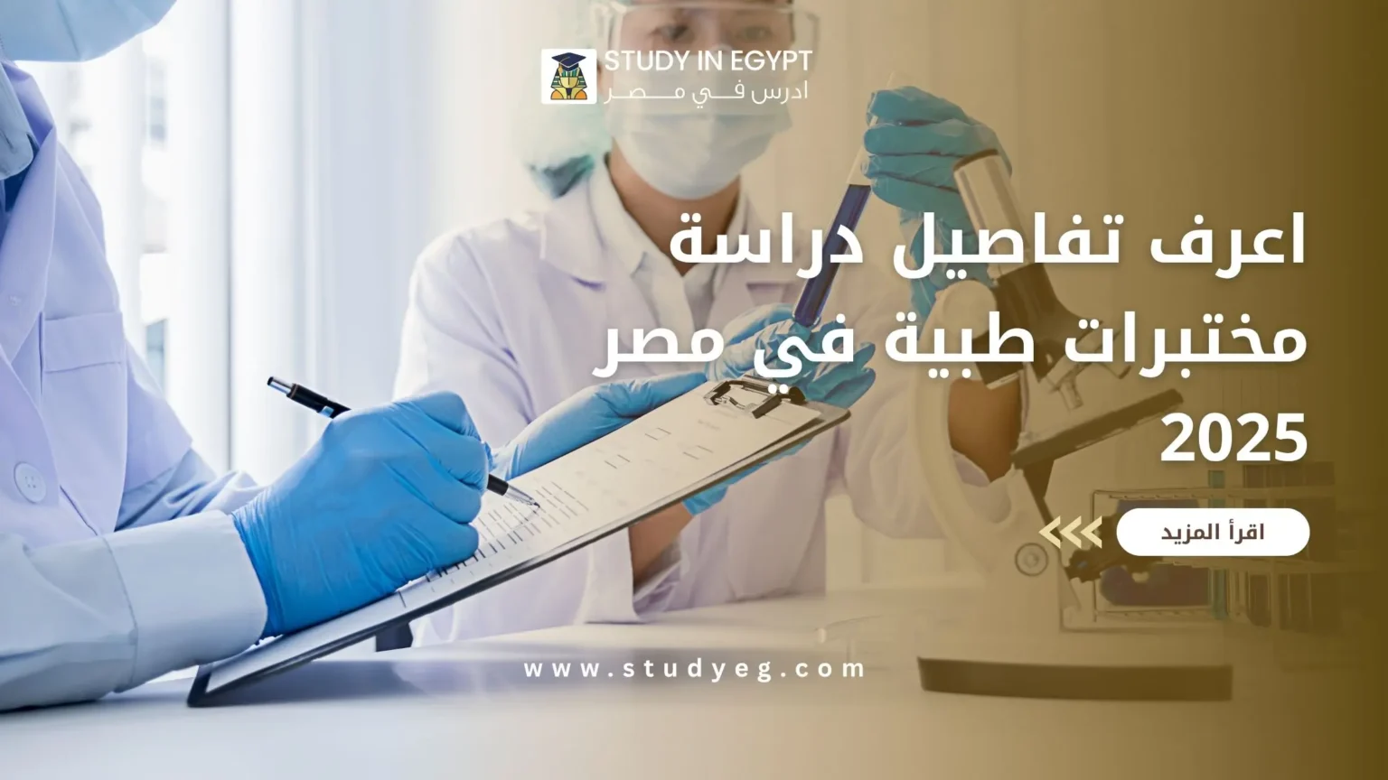 دراسة مختبرات طبية في مصر