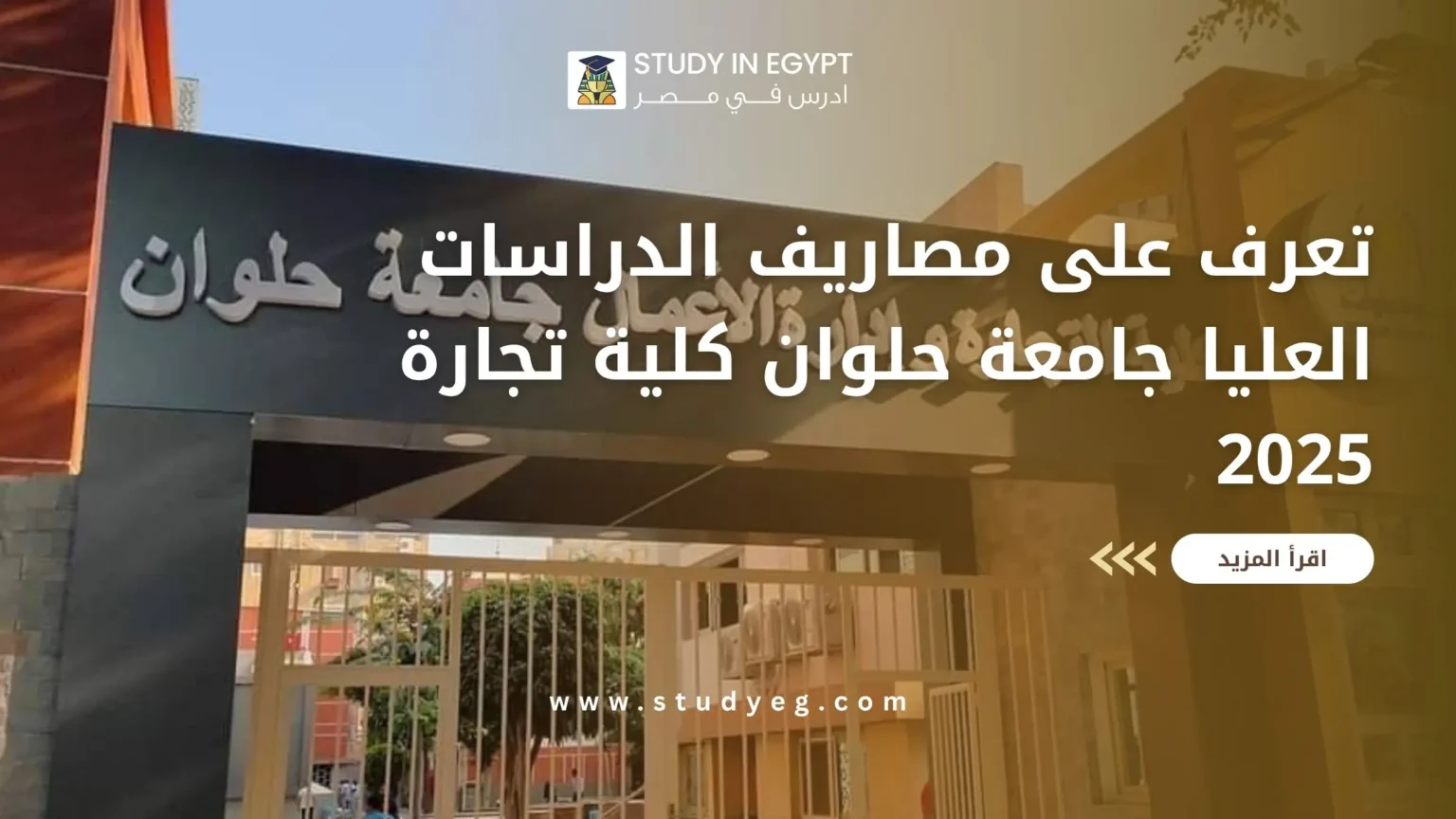 مصاريف الدراسات العليا جامعة حلوان كلية تجارة