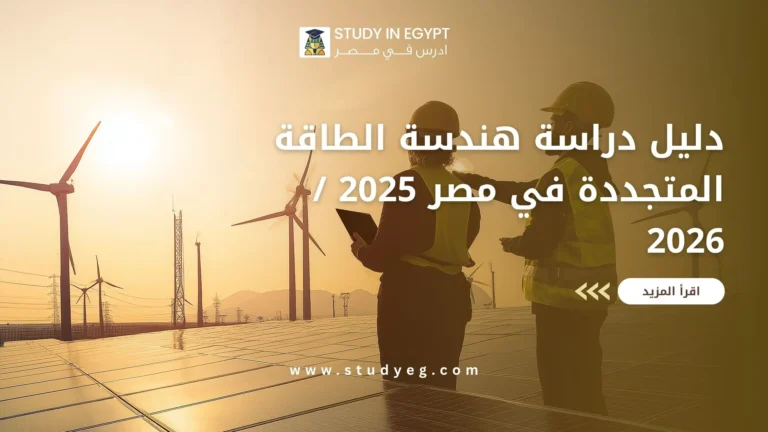 دراسة هندسة الطاقة المتجددة في مصر