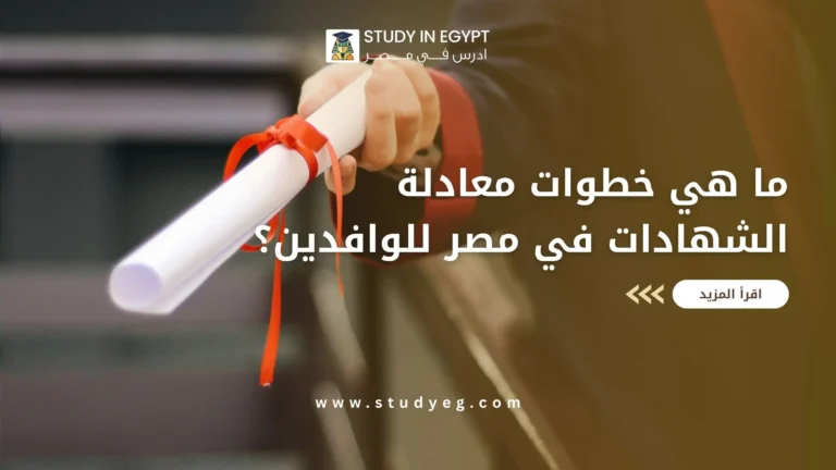 معادلة الشهادات في مصر للوافدين