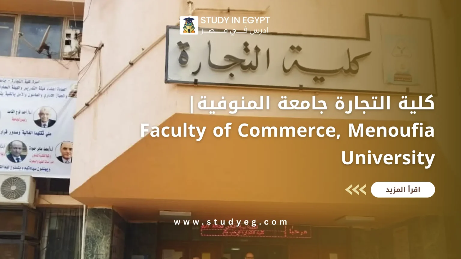 كلية التجارة جامعة المنوفية