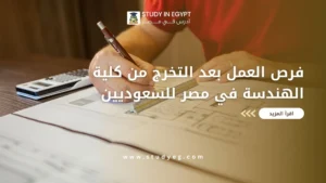 فرص العمل بعد التخرج من كلية الهندسة في مصر للسعوديين