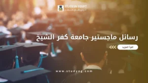 رسائل ماجستير جامعة كفر الشيخ