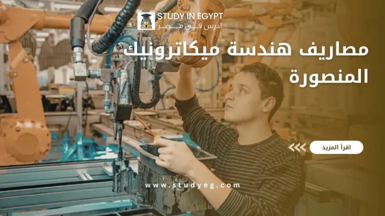 مصاريف هندسة ميكاترونيك المنصورة
