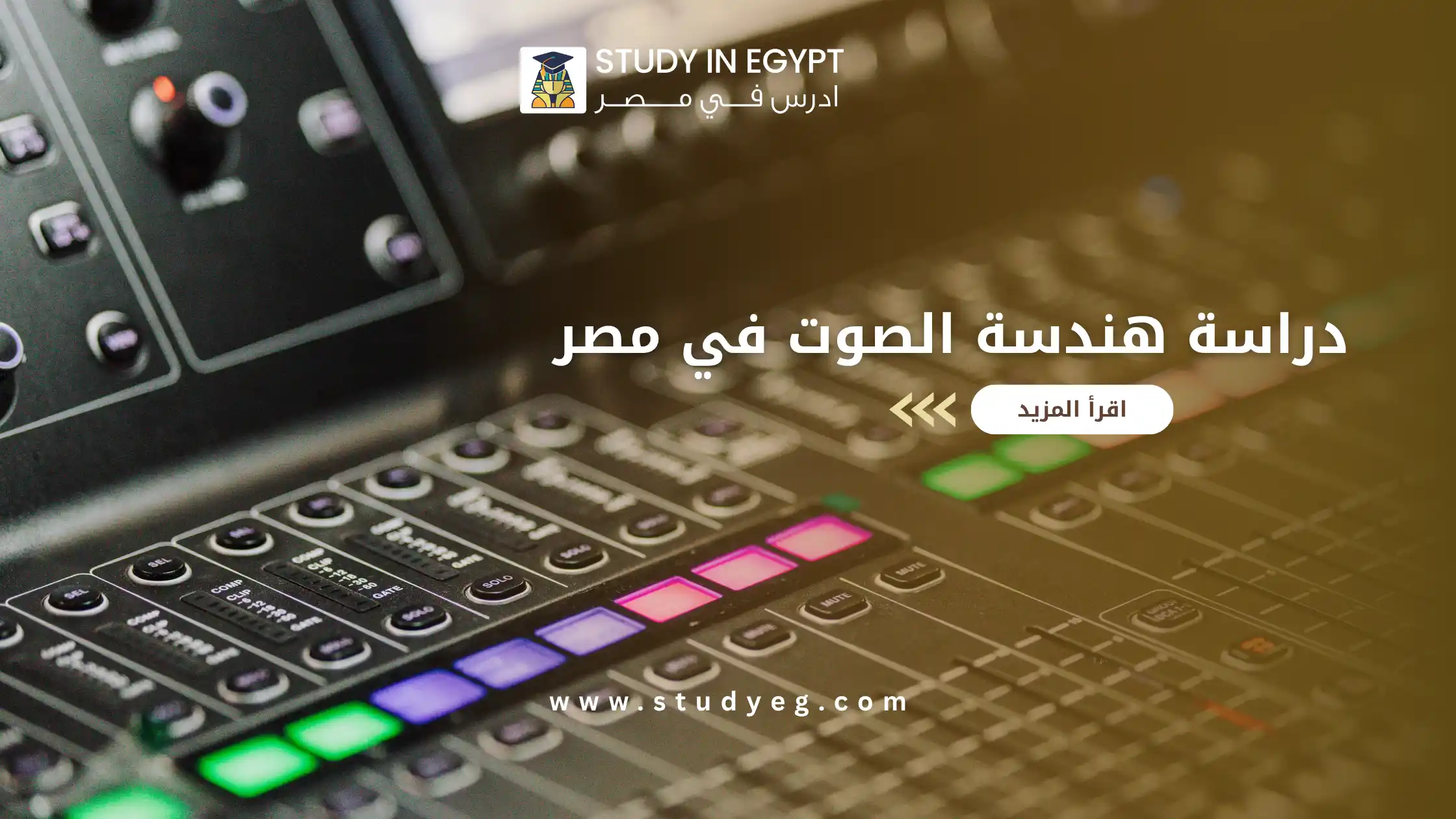 دراسة هندسة الصوت في مصر